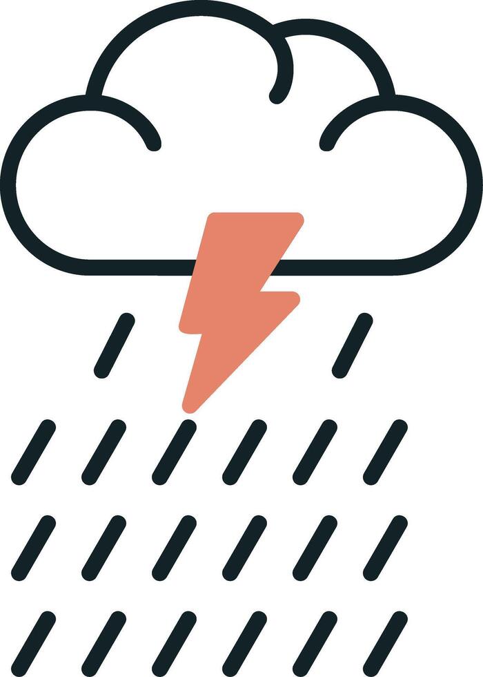 Rain Vector Icon