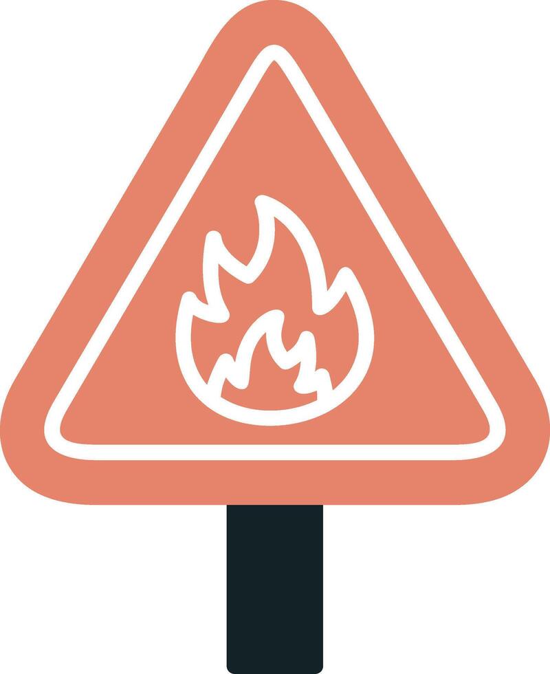 Flammable Vector Icon