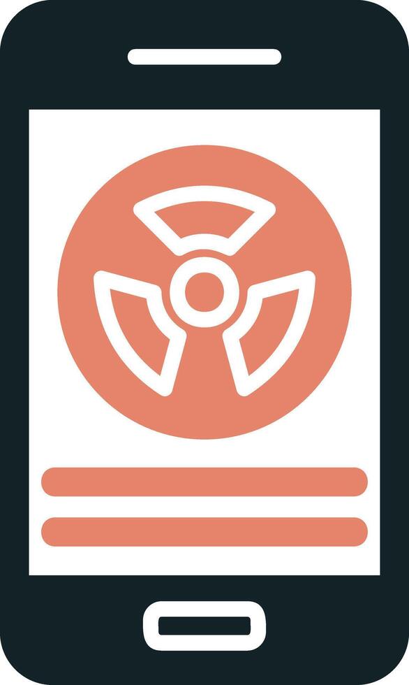 Rdiation Vector Icon