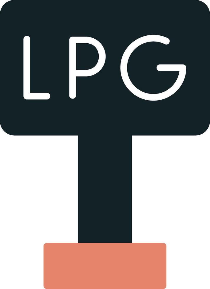 Liquefied Petroleum Gas Vector Icon
