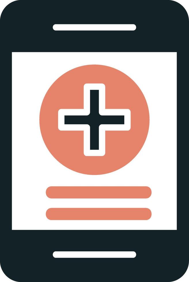Online Health Insurance Vector Icon