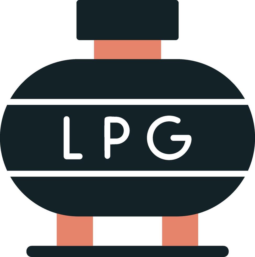 Liquefied Petroleum Gas Vector Icon