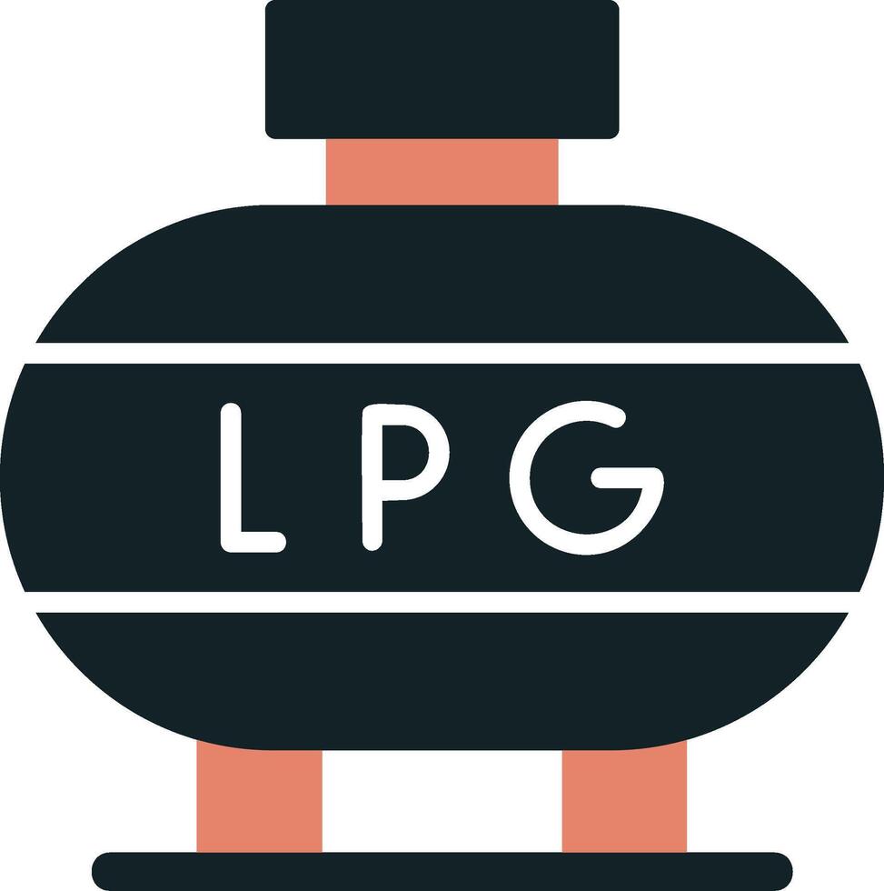 Liquefied Petroleum Gas Vector Icon