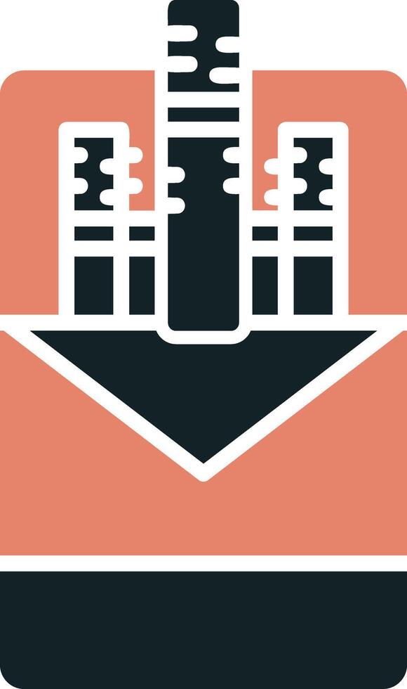 Cigarette pack Vector Icon