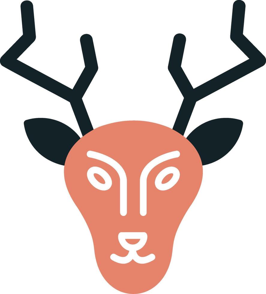 icono de vector de ciervo