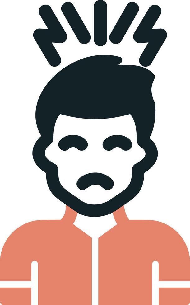 Stress Vector Icon