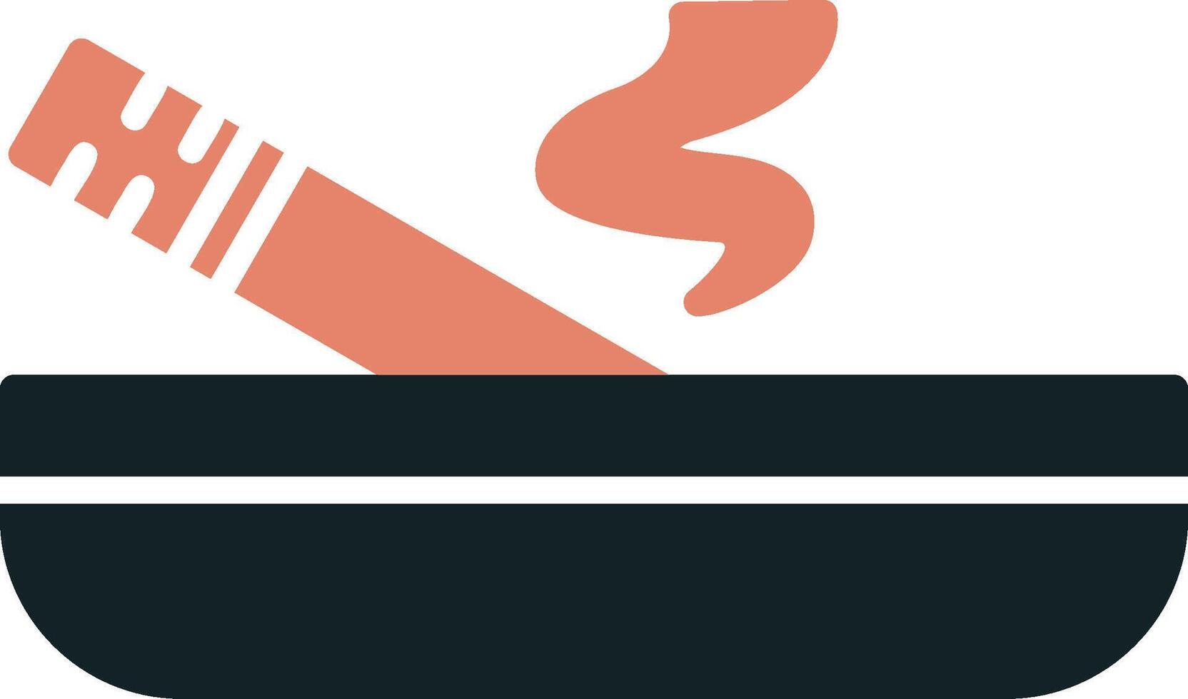 Ashtray Vector Icon