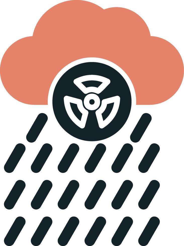 Acid Rain Vector Icon