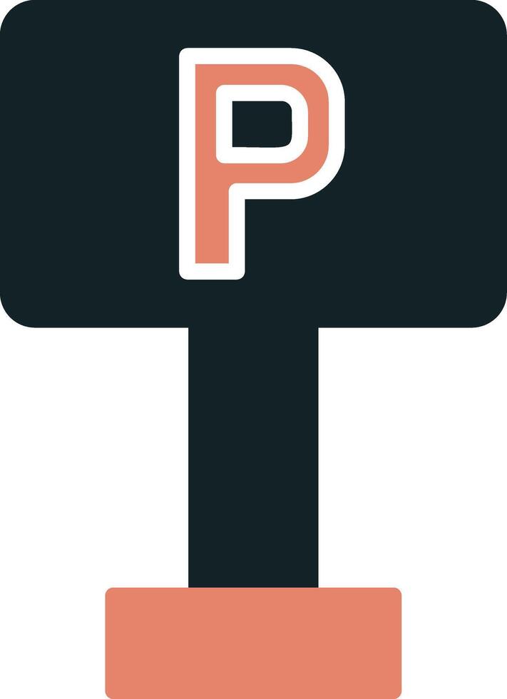 Parking Sign Vector Icon