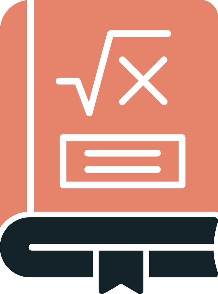 Maths Book Vector Icon