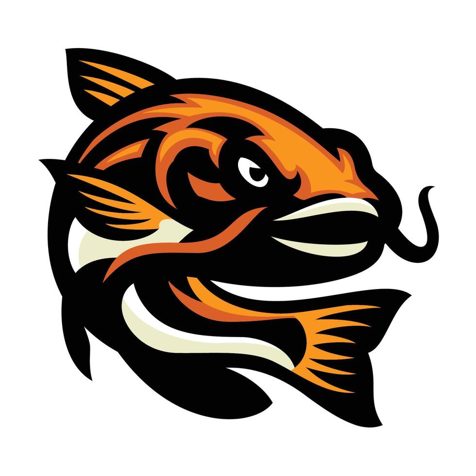 bagre mascota logo diseño vector ilustración