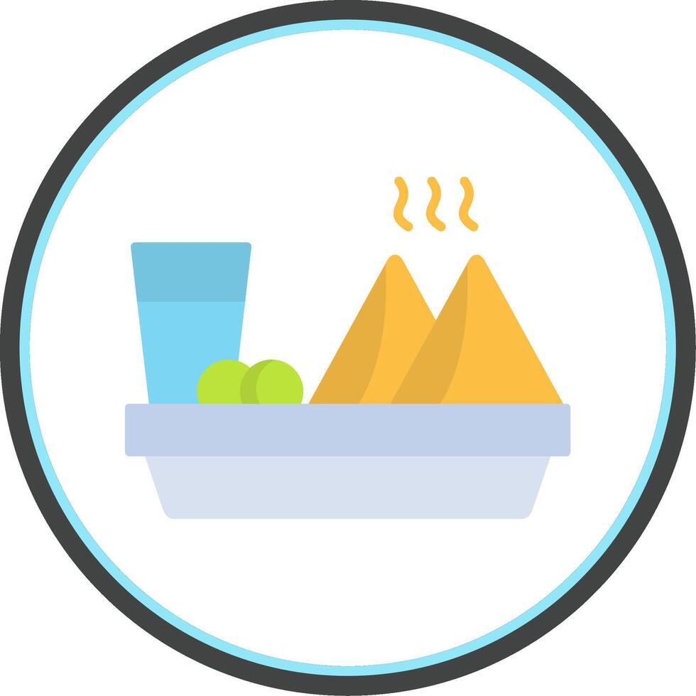 sehri plano circulo icono vector