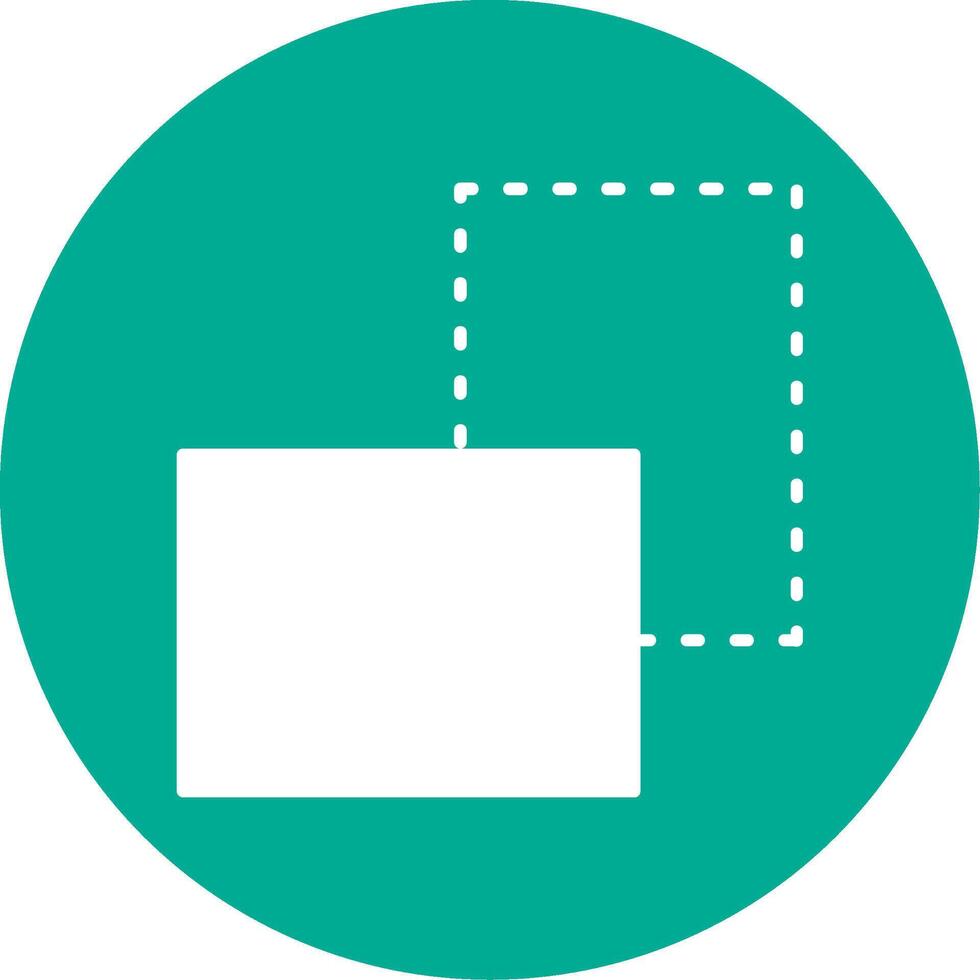 Transform Glyph Circle Icon vector