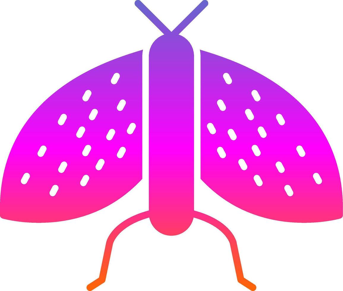 Insects Glyph Gradient Icon vector