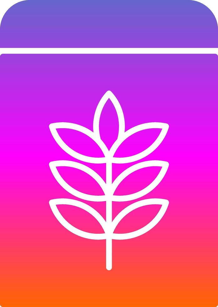 Flour Glyph Gradient Icon vector
