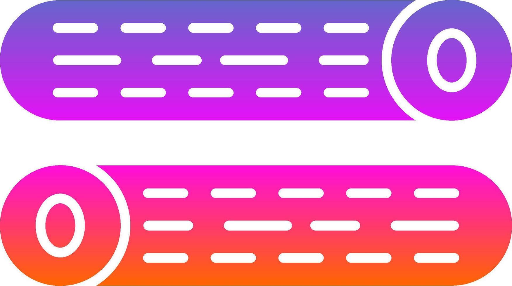Wood Log Glyph Gradient Icon vector