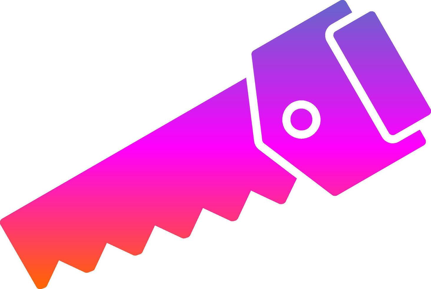 Woodcutter Glyph Gradient Icon vector