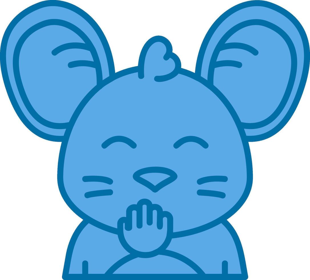 Blush Blue Line Filled Icon 39416255 Vector Art at Vecteezy