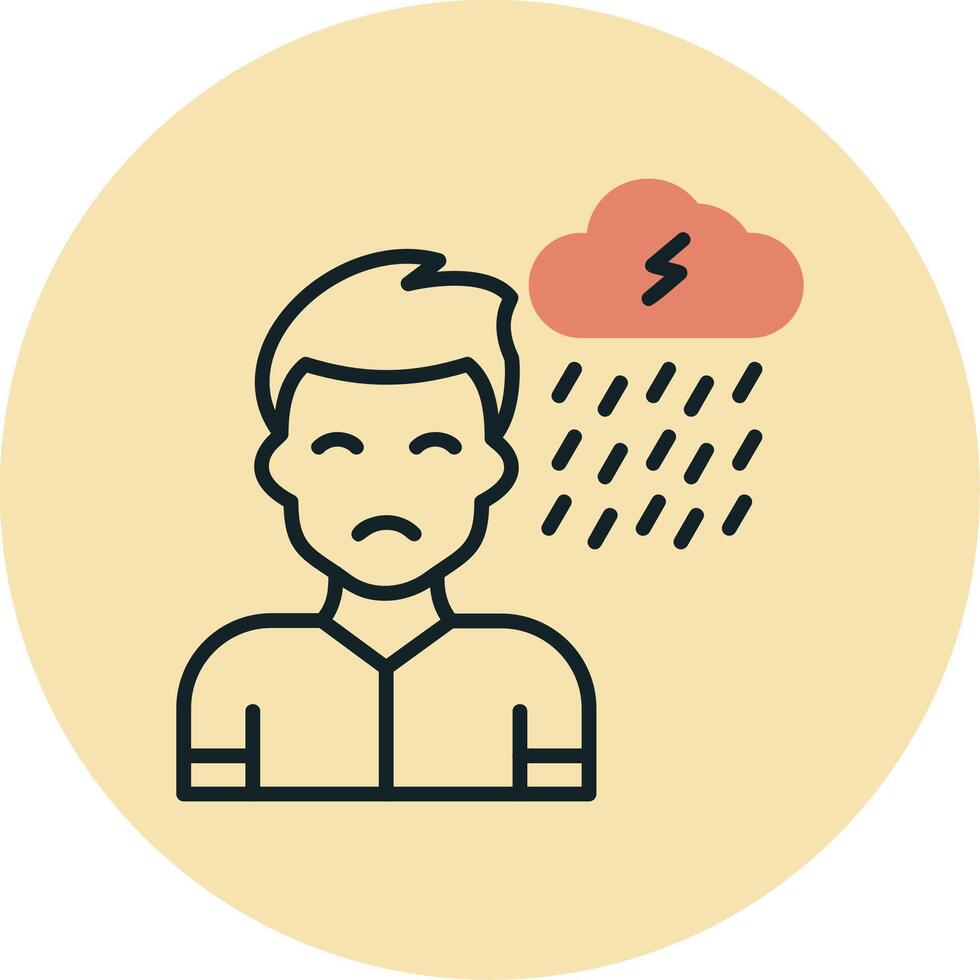 Depression Vector Icon