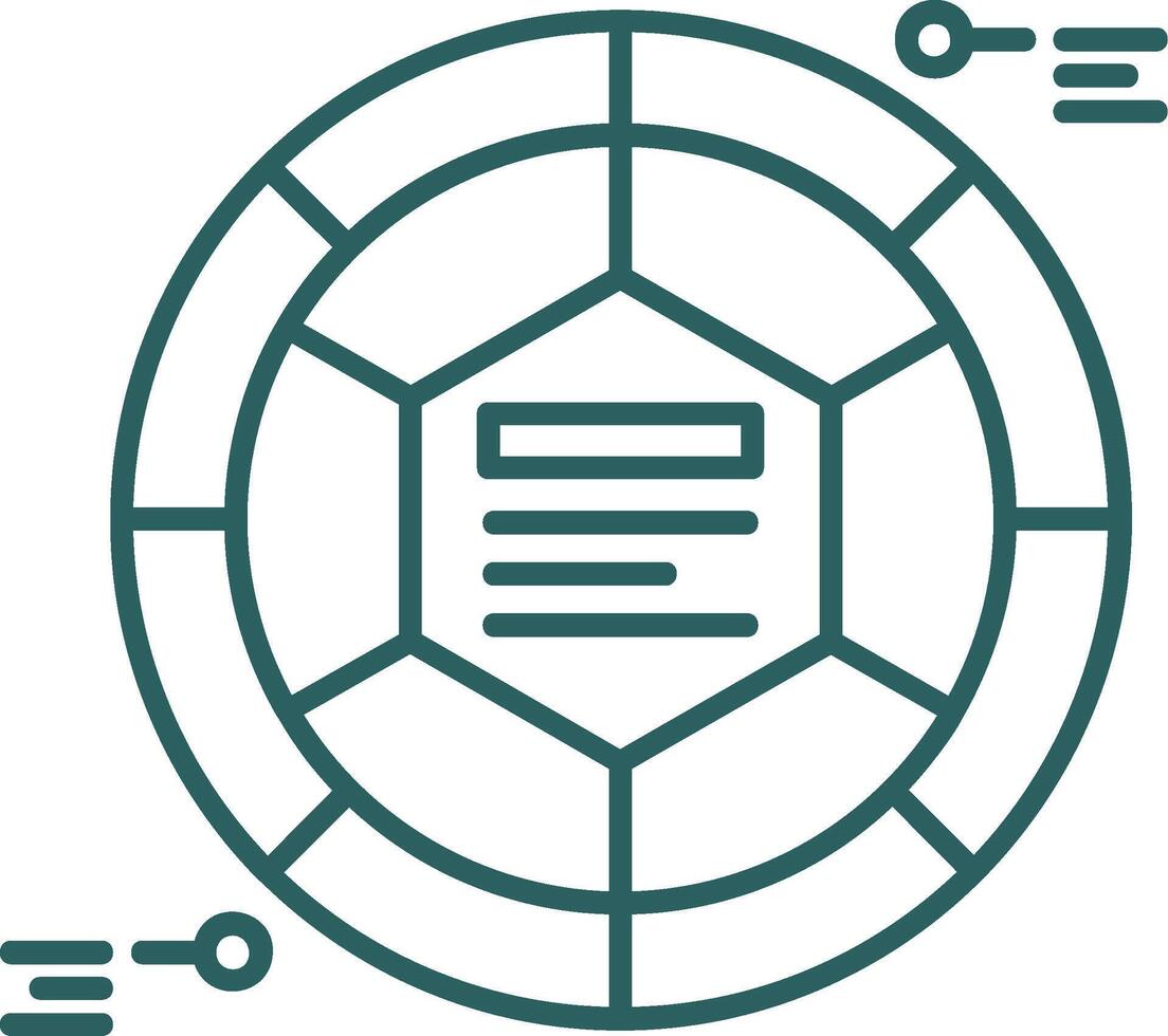 Infographic elements Line Gradient Green Icon vector