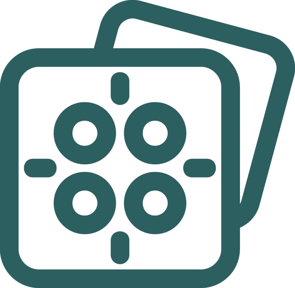 Image blur Line Gradient Green Icon vector