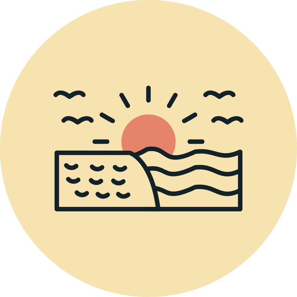 Sunrise Vector Icon