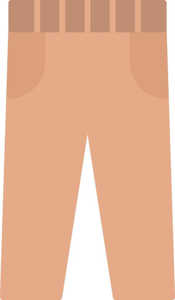 pantalones plano ligero icono vector