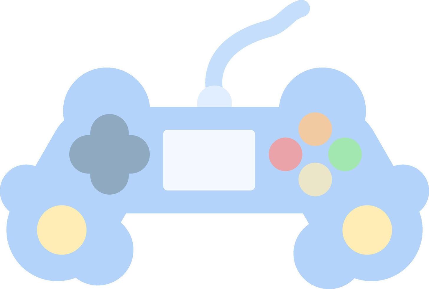 Game Controller Flat Light Icon vector