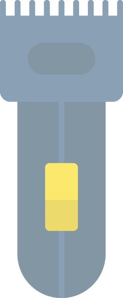 Electric Shaver Flat Light Icon vector