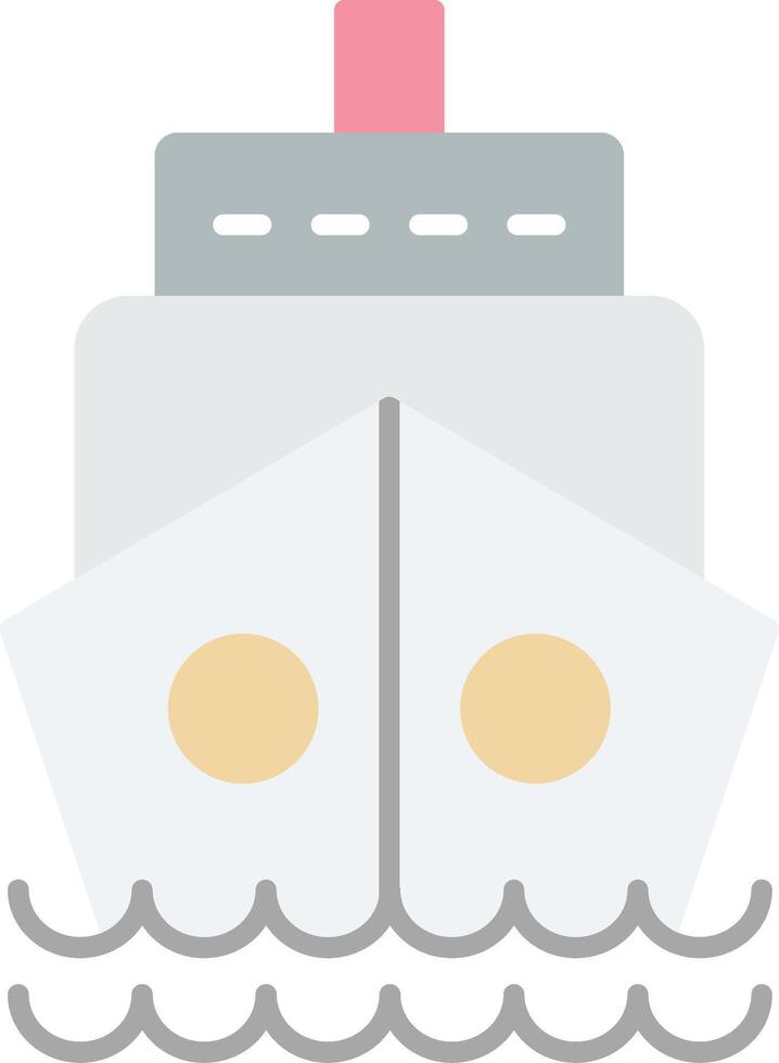 Ship Flat Light Icon vector