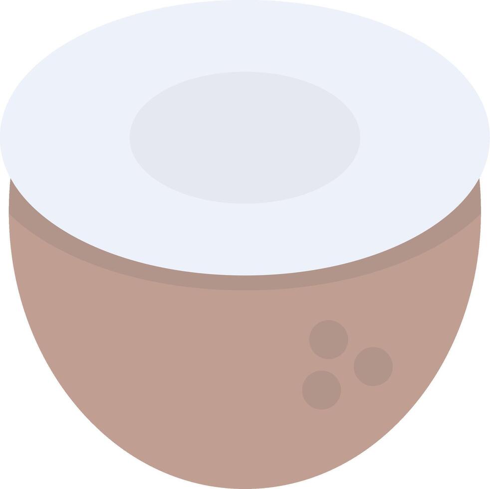 Coconut Flat Light Icon vector