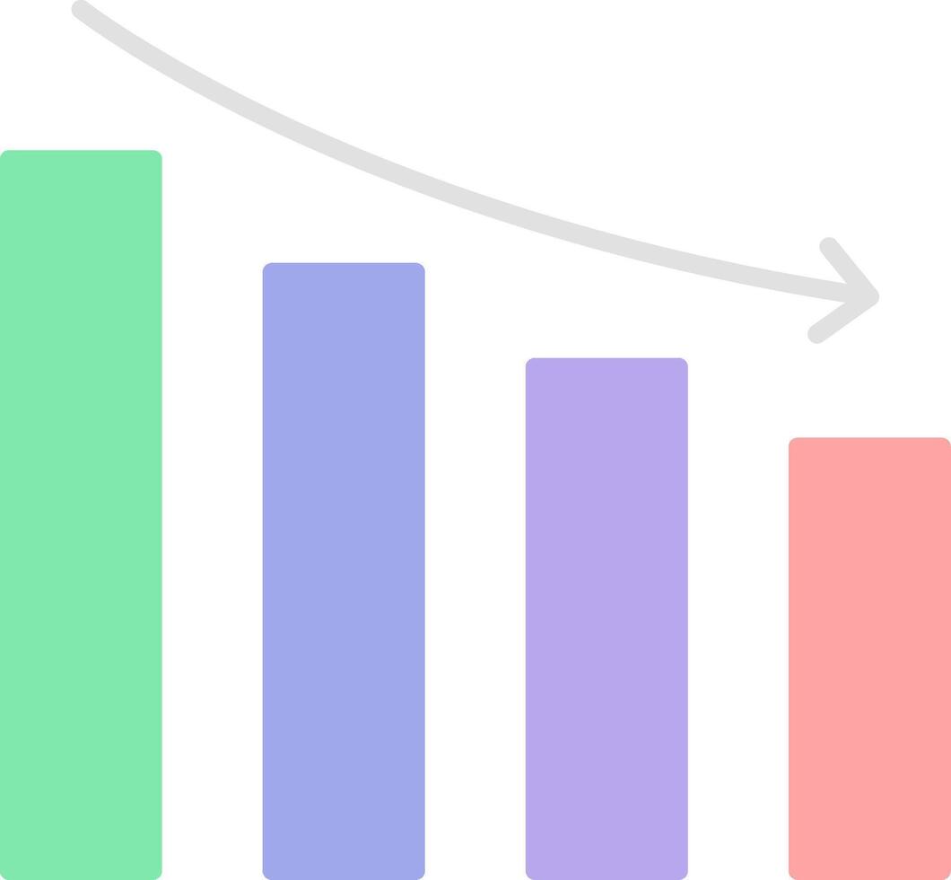 Reputation Loss Flat Light Icon vector