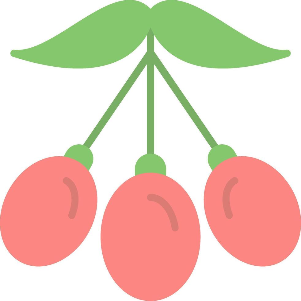 Wolfberry Flat Light Icon vector