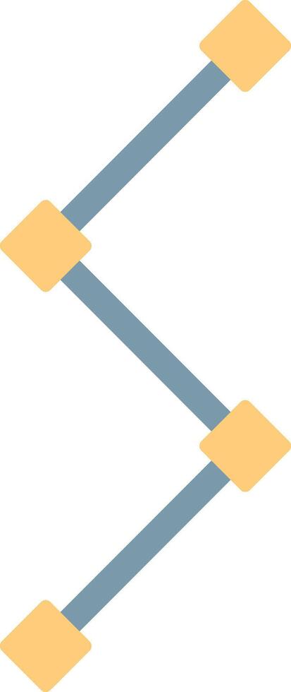 Path Flat Light Icon vector
