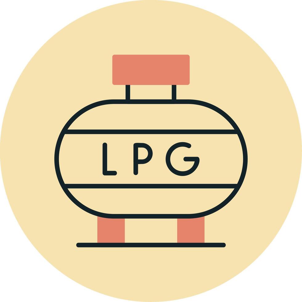 Liquefied Petroleum Gas Vector Icon