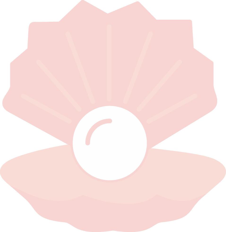 Shell Flat Light Icon vector