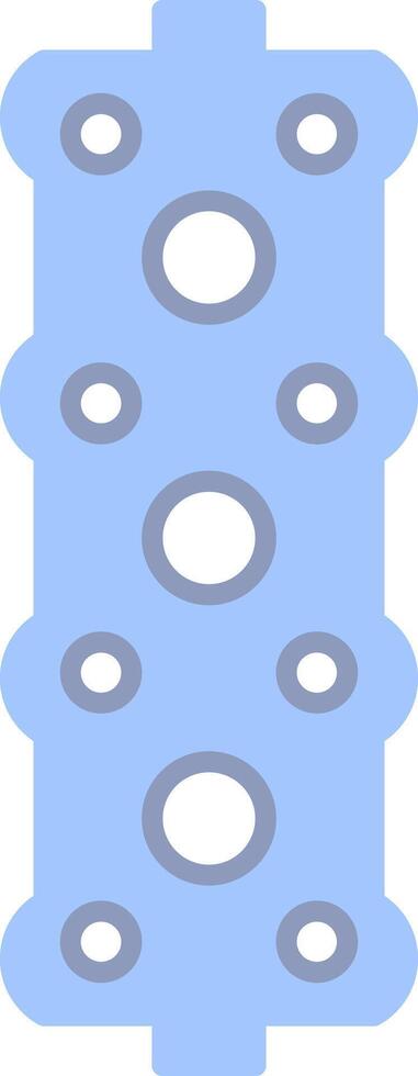 Gasket Flat Light Icon vector