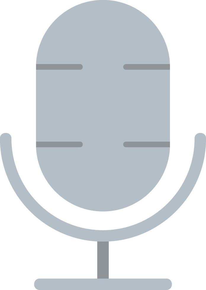 Podcast Flat Light Icon vector
