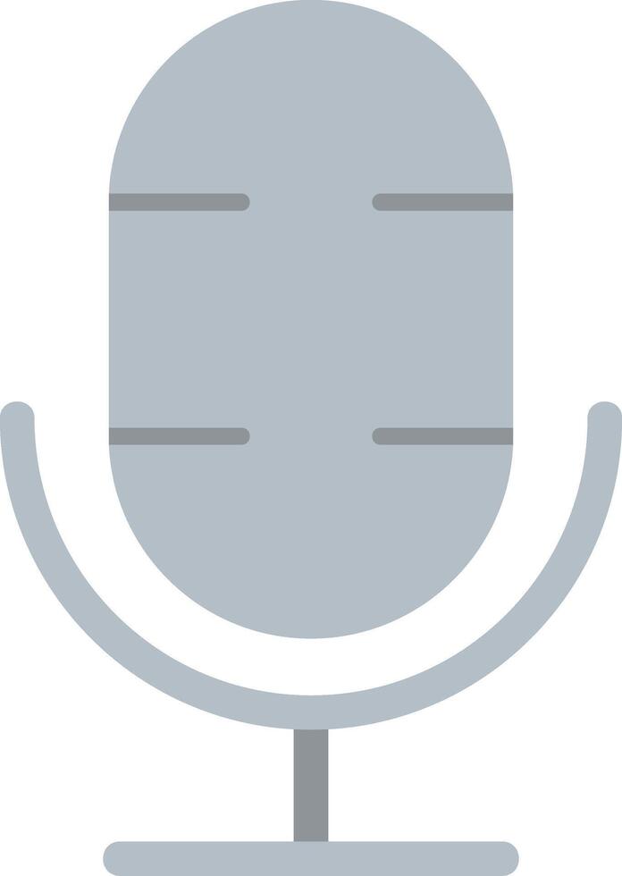 Podcast Flat Light Icon vector