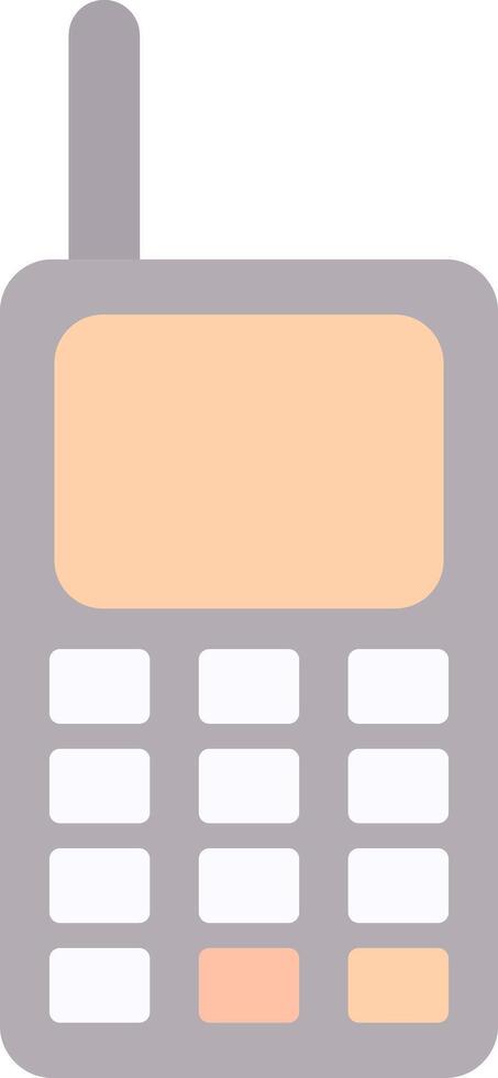 Walkie Talkie Flat Light Icon vector