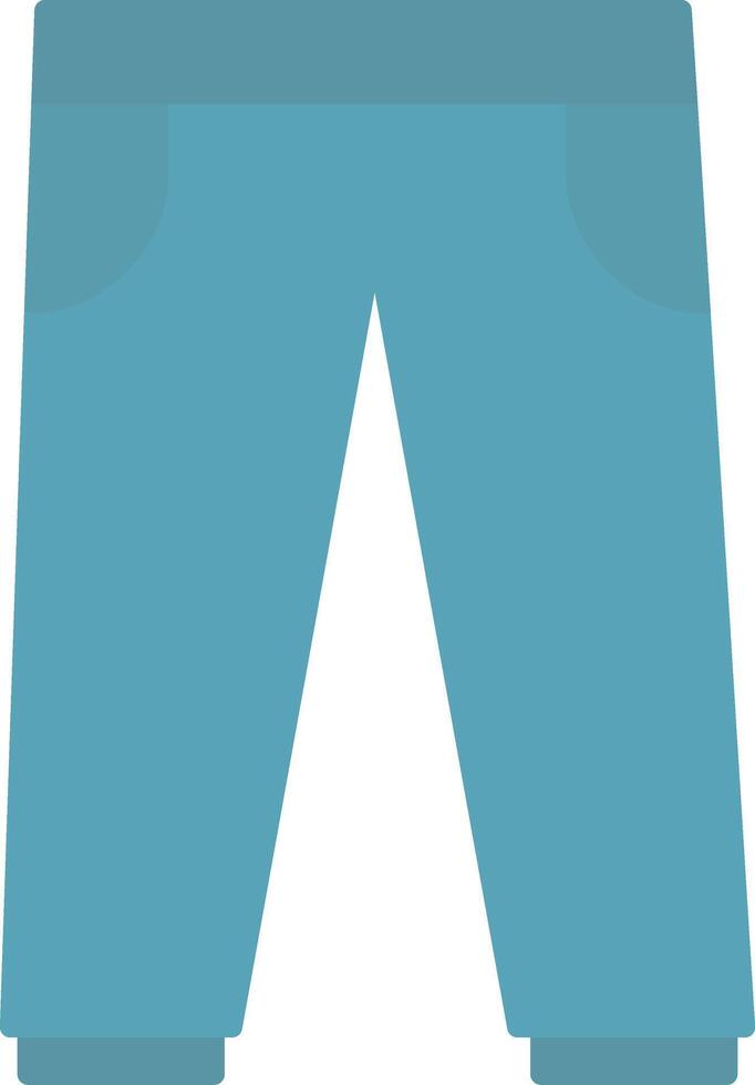 Trousers Flat Light Icon vector