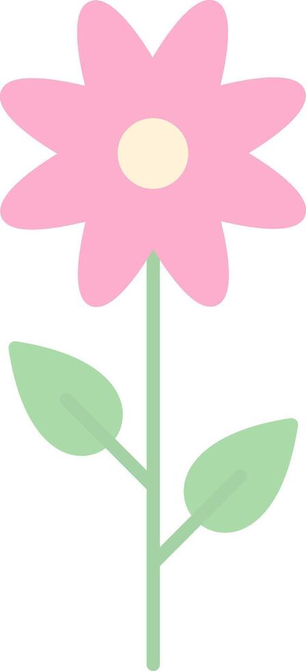 Flower Flat Light Icon vector