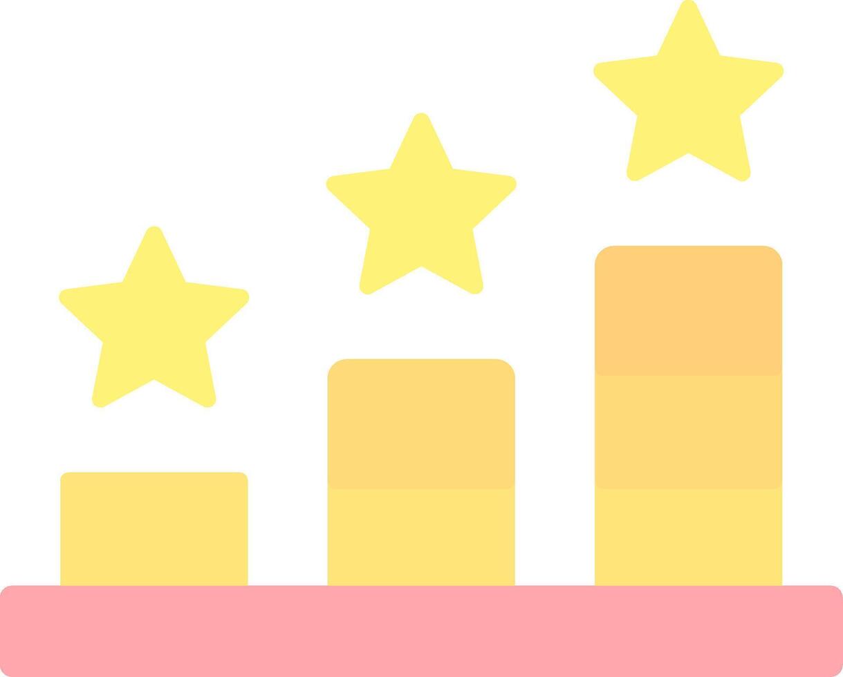 Ranking Flat Light Icon vector