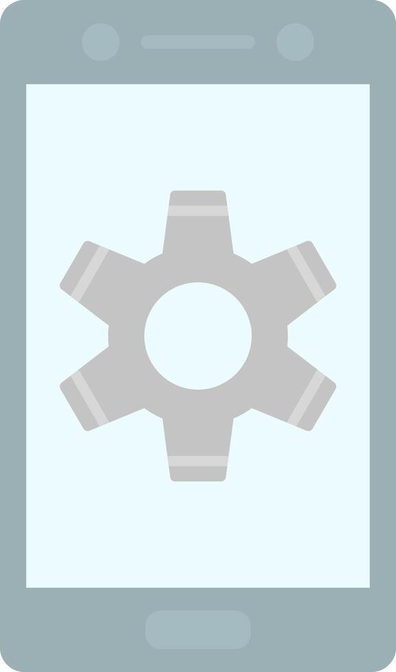 Setting Flat Light Icon vector