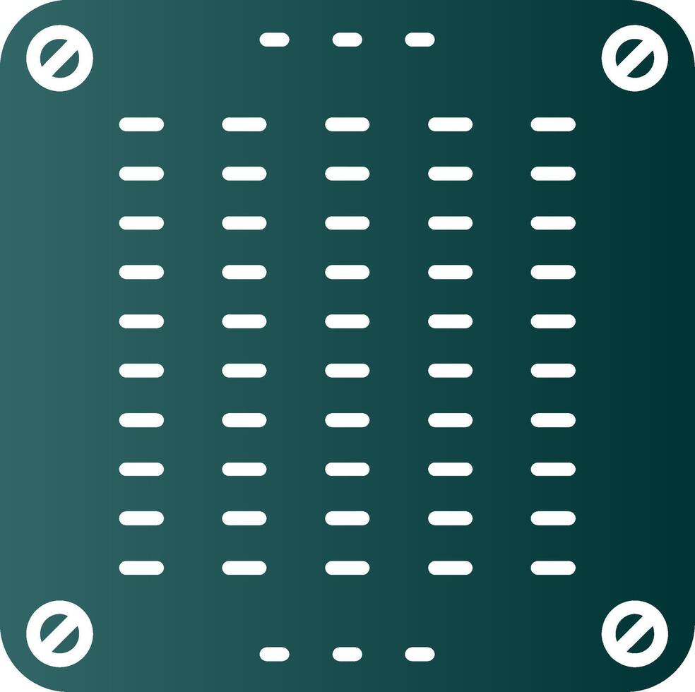 Air conditioner Glyph Gradient Green Icon vector