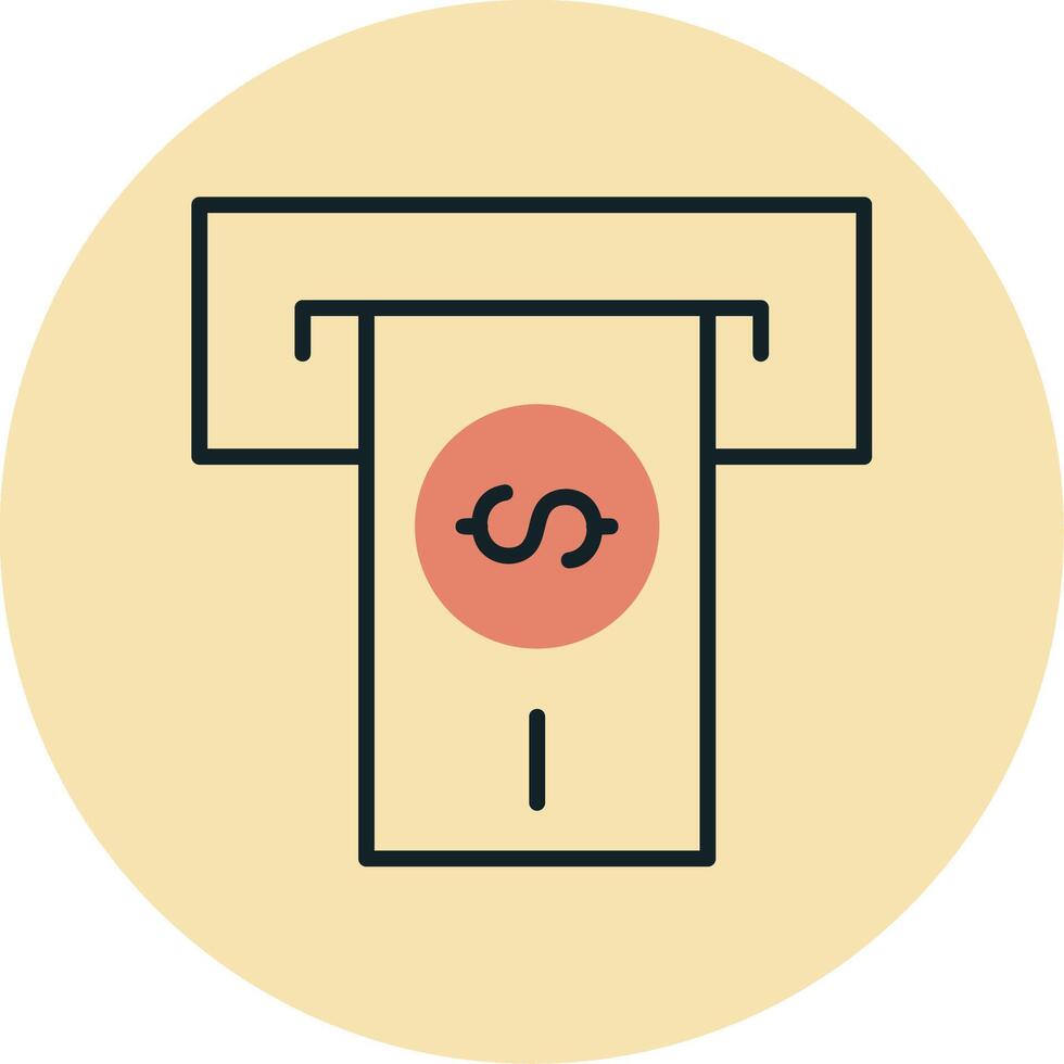 Withdraw Money Vector Icon
