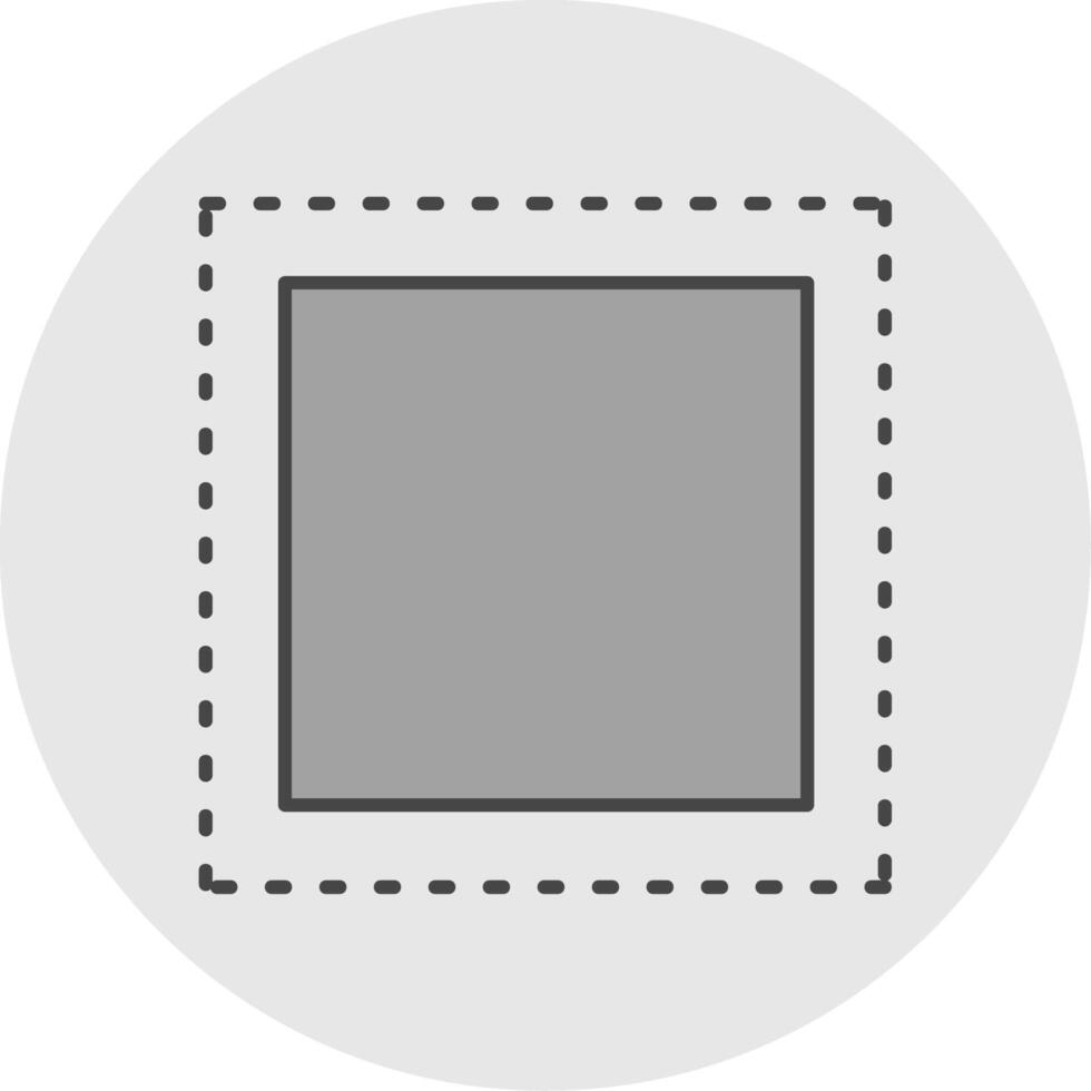 Marquee Line Filled Light Circle Icon vector