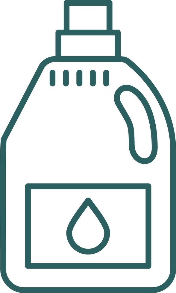 Detergent Line Gradient Icon vector