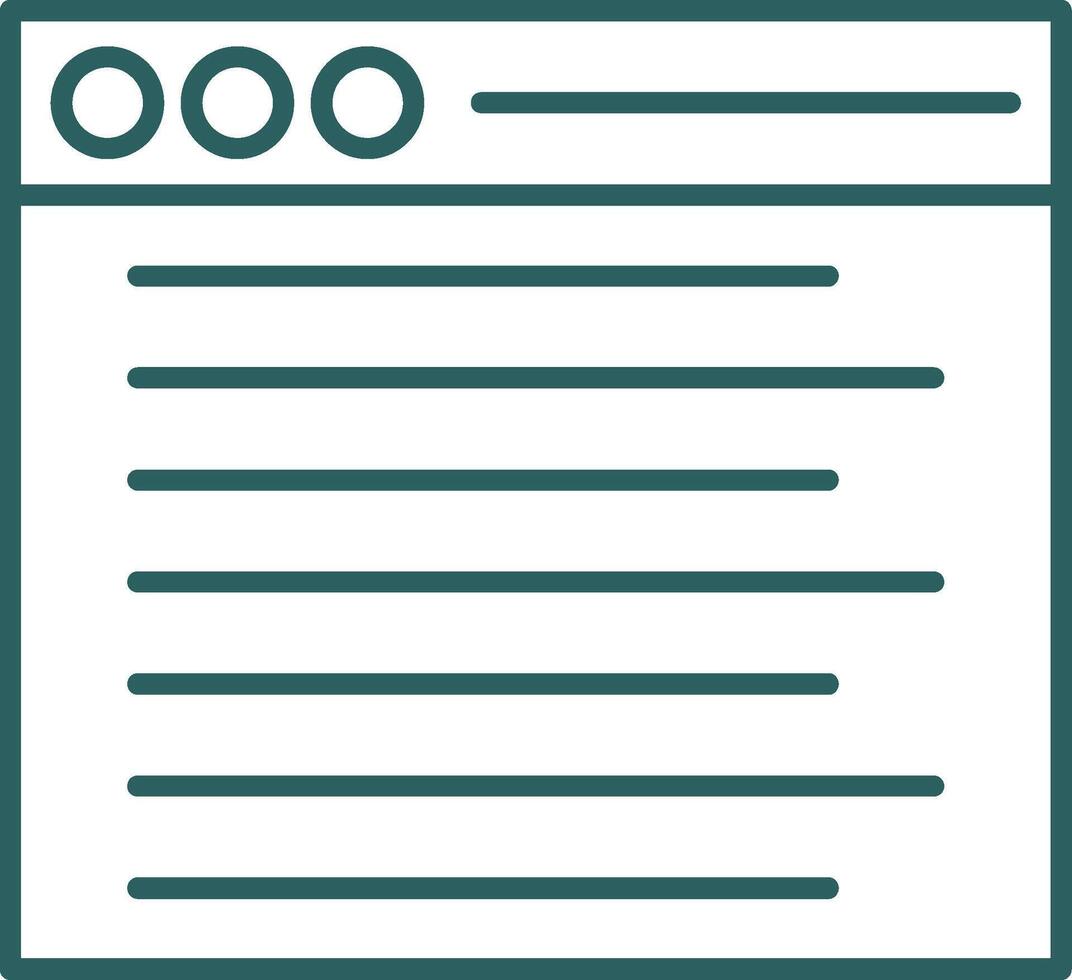 Web Line Gradient Icon vector