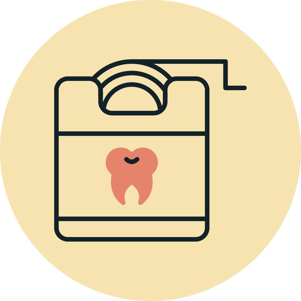 Dental Floss Vector Icon